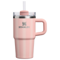 Double-Wall Vacuum The Quencher H2.0 Flowstate Tumbler D344H - Premium Stainless Steel Straw Cup for All-Day Hydration - Peach Rose Picnic Stripe