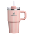 Double-Wall Vacuum The Quencher H2.0 Flowstate Tumbler D344H - Premium Stainless Steel Straw Cup for All-Day Hydration - Peach Rose Picnic Stripe