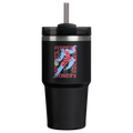 Large Capacity The Quencher H2.0 Flowstate Tumbler D341T - FlowState 3-Position Lid Insulated Travel Mug - Tournament Black