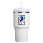 Large Capacity The Quencher H2.0 Flowstate Tumbler D341T - FlowState 3-Position Lid Insulated Travel Mug - Tournament White