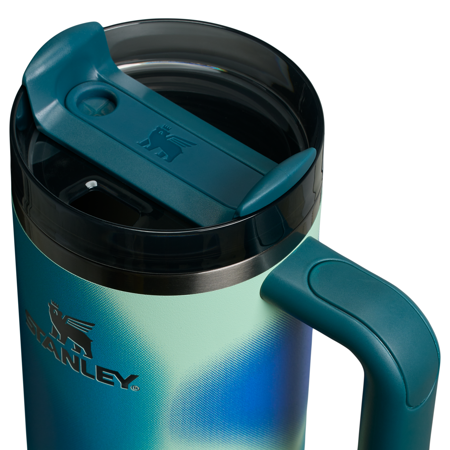 Splash-Resistant FlowState The Quencher H2.0 Flowstate Tumbler D051L - 40oz Large Capacity Car-Cup Friendly Quencher Detail