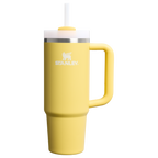 Splash-Resistant FlowState The Quencher H2.0 Flowstate Tumbler | Stanley Create D331C - FlowState 3-Position Lid Insulated Travel Mug - Daffodil