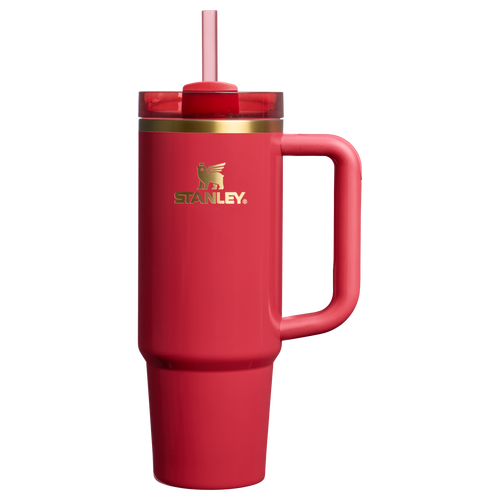 Car-Cup Friendly The Cheers & Cheer Quencher H2.0 Flowstate Tumbler D189S - 40oz Large Capacity Car-Cup Friendly Quencher - Holly Berry Gloss