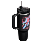 Insulated Travel The Quencher H2.0 Flowstate Tumbler D340Y - Double-Wall Vacuum Insulated Travel Tumbler with Straw Detail