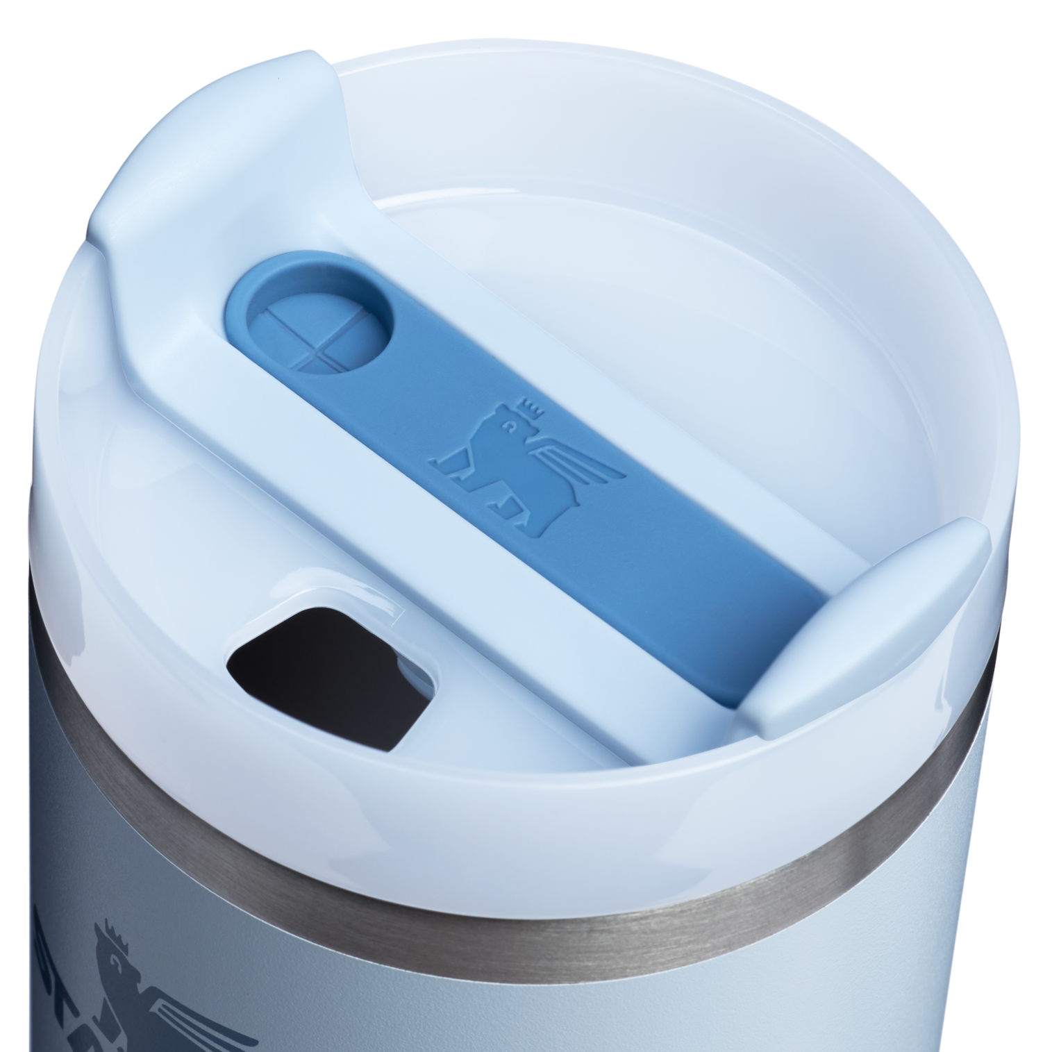 Double-Wall Vacuum The Quencher H2.0 Flowstate Tumbler  | Stanley Create D329E - Double-Wall Vacuum Insulated Travel Tumbler with Straw Detail