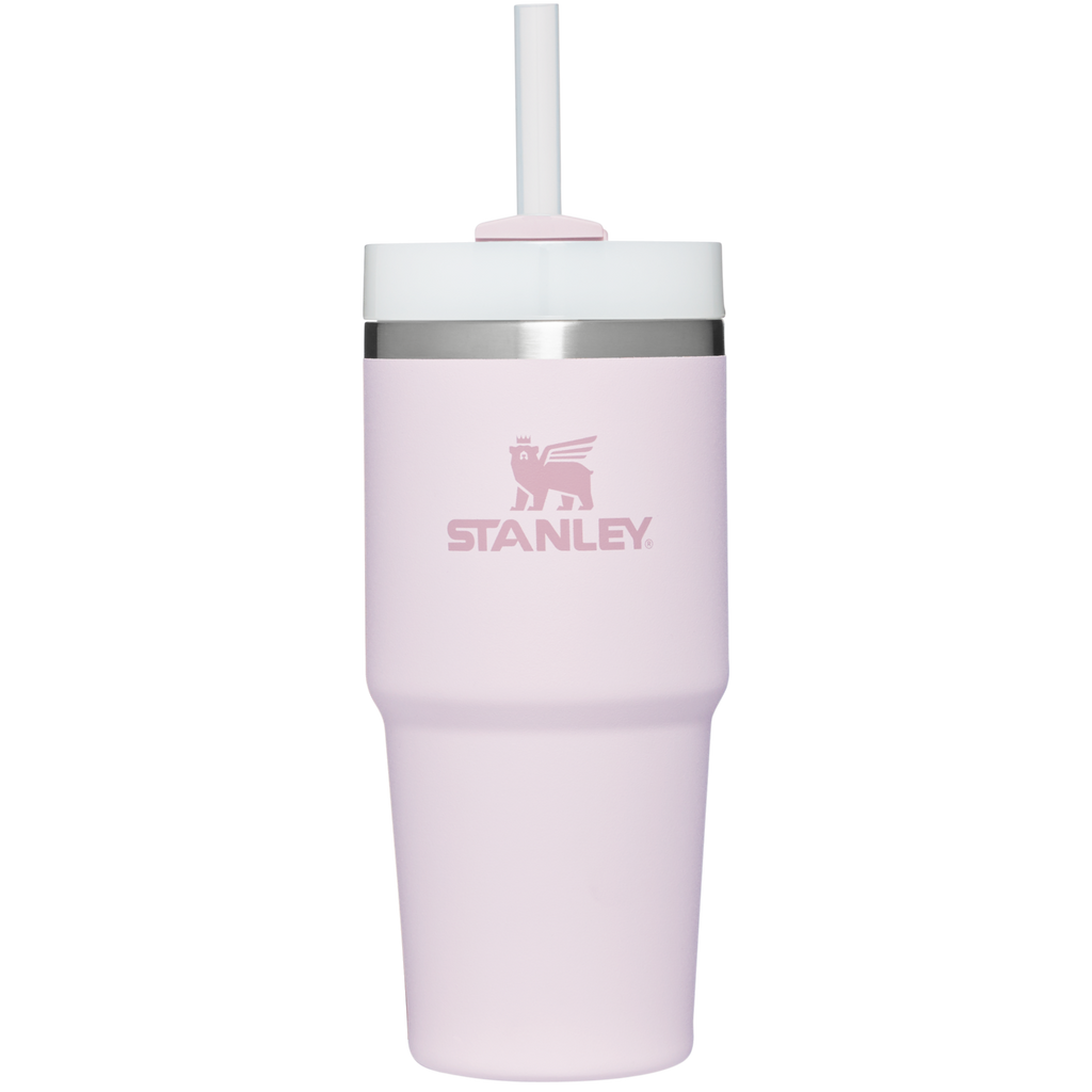 Splash-Resistant FlowState The Quencher H2.0 Flowstate Tumbler D214X - 40oz Large Capacity Car-Cup Friendly Quencher - Rose Quartz 2.0