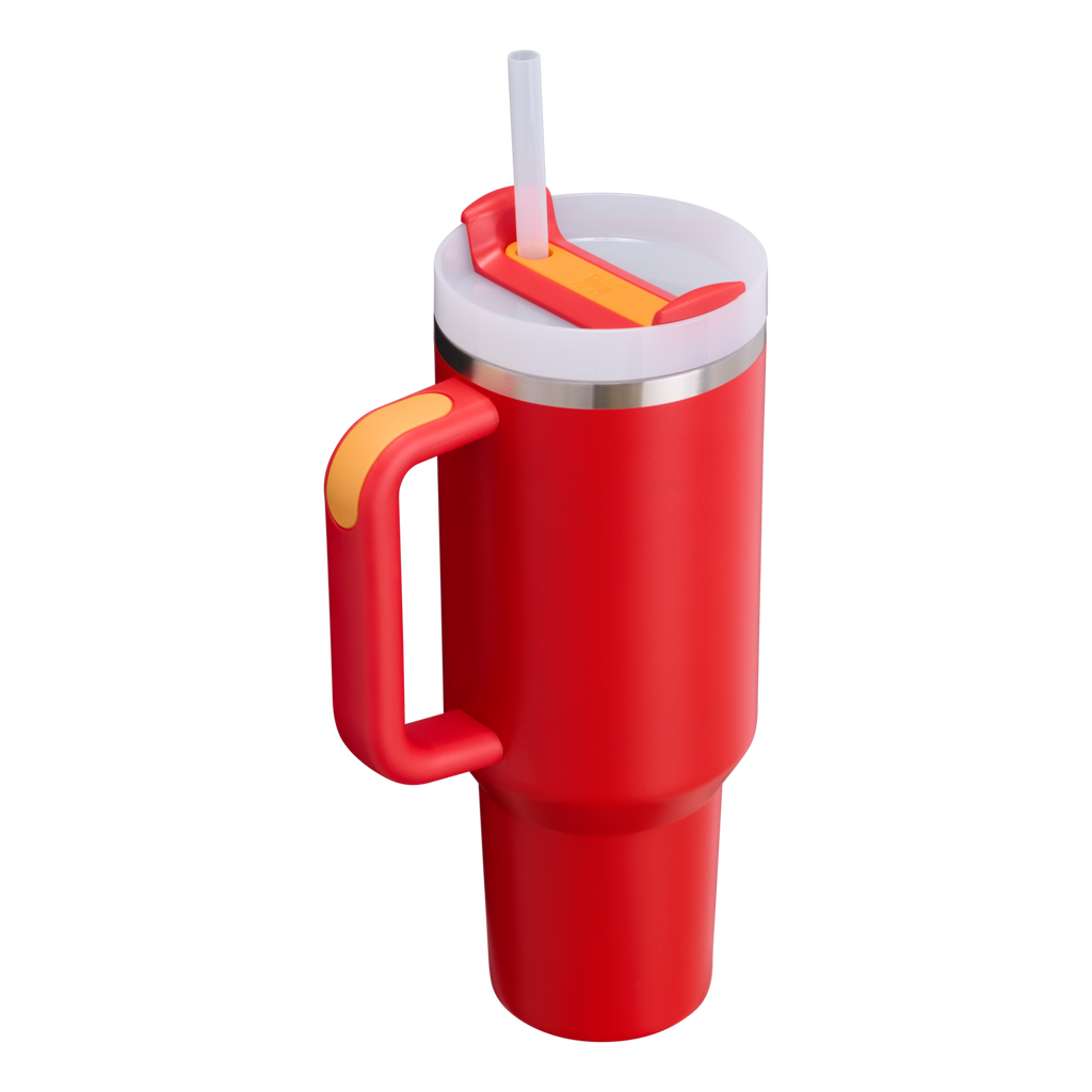 Splash-Resistant FlowState The Quencher H2.0 Flowstate Tumbler  | Stanley Create D332L - 40oz Large Capacity Car-Cup Friendly Quencher Detail