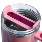 Insulated Travel The Quencher H2.0 Flowstate Tumbler D050X - Double-Wall Vacuum Insulated Travel Tumbler with Straw Detail