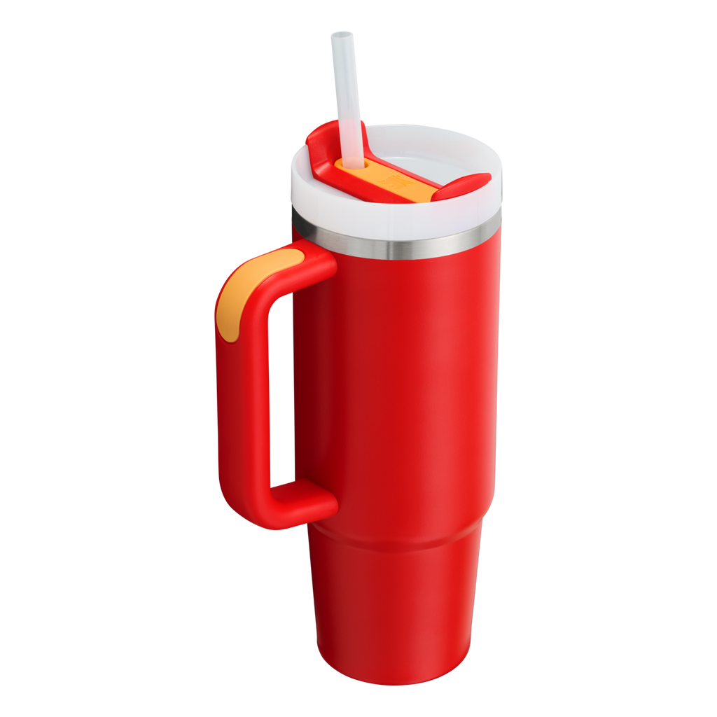 Splash-Resistant FlowState The Quencher H2.0 Flowstate Tumbler | Stanley Create D331C - FlowState 3-Position Lid Insulated Travel Mug Detail