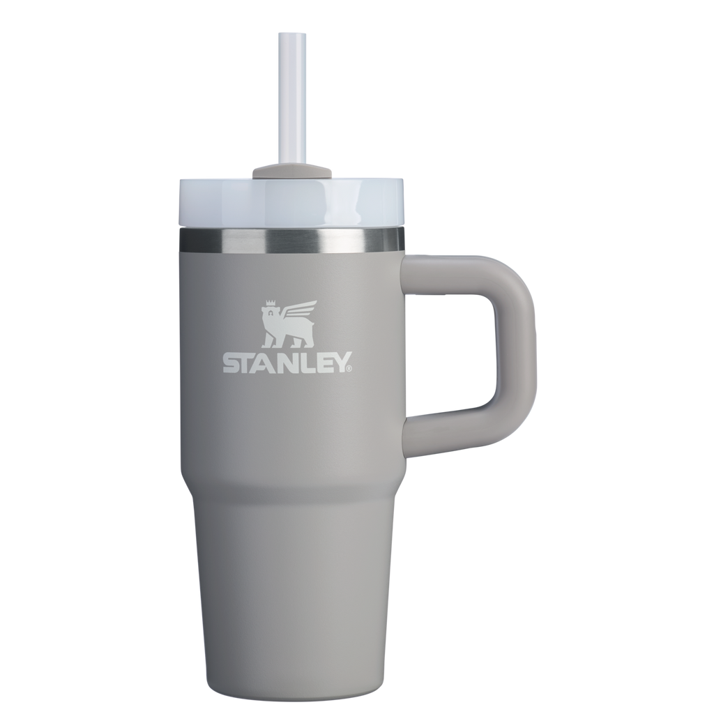 Insulated Travel The Quencher H2.O Flowstate Tumbler D068Z - Premium Stainless Steel Straw Cup for All-Day Hydration - Ash