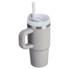 Large Capacity The Quencher H2.O Flowstate Tumbler | Stanley Create D291F - Double-Wall Vacuum Insulated Travel Tumbler with Straw Detail