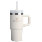 Large Capacity The Quencher H2.O Flowstate Tumbler | Stanley Create D291F - Double-Wall Vacuum Insulated Travel Tumbler with Straw - Cream 2.0