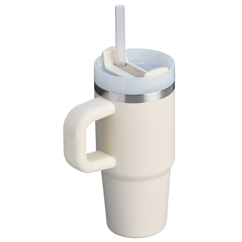 Large Capacity The Quencher H2.O Flowstate Tumbler | Stanley Create D291F - Double-Wall Vacuum Insulated Travel Tumbler with Straw Detail