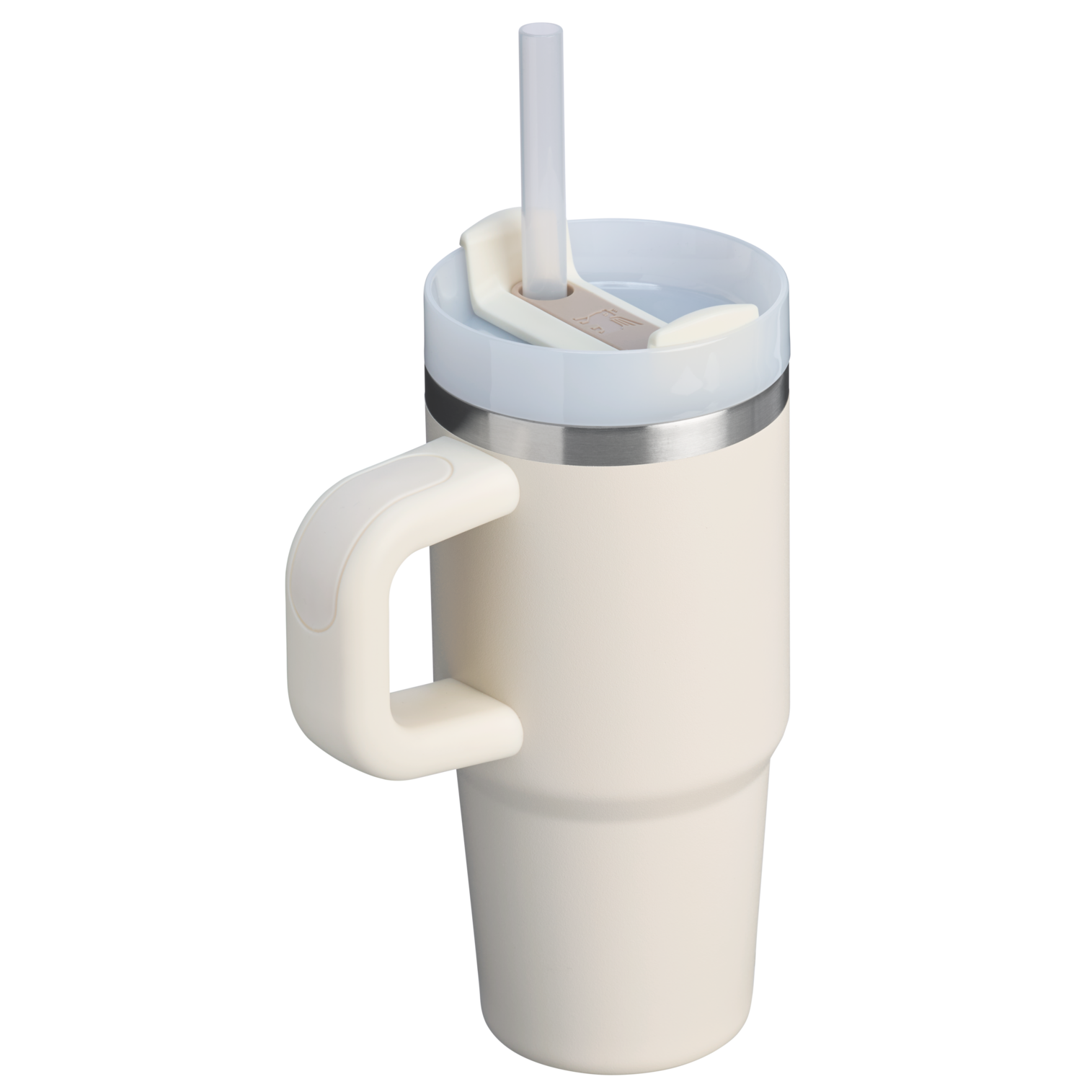 Large Capacity The Quencher H2.O Flowstate Tumbler | Stanley Create D291F - Double-Wall Vacuum Insulated Travel Tumbler with Straw Detail