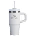 Large Capacity The Quencher H2.O Flowstate Tumbler | Stanley Create D291F - Double-Wall Vacuum Insulated Travel Tumbler with Straw - Frost