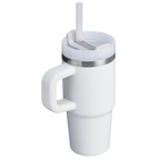 Large Capacity The Quencher H2.O Flowstate Tumbler | Stanley Create D291F - Double-Wall Vacuum Insulated Travel Tumbler with Straw Detail