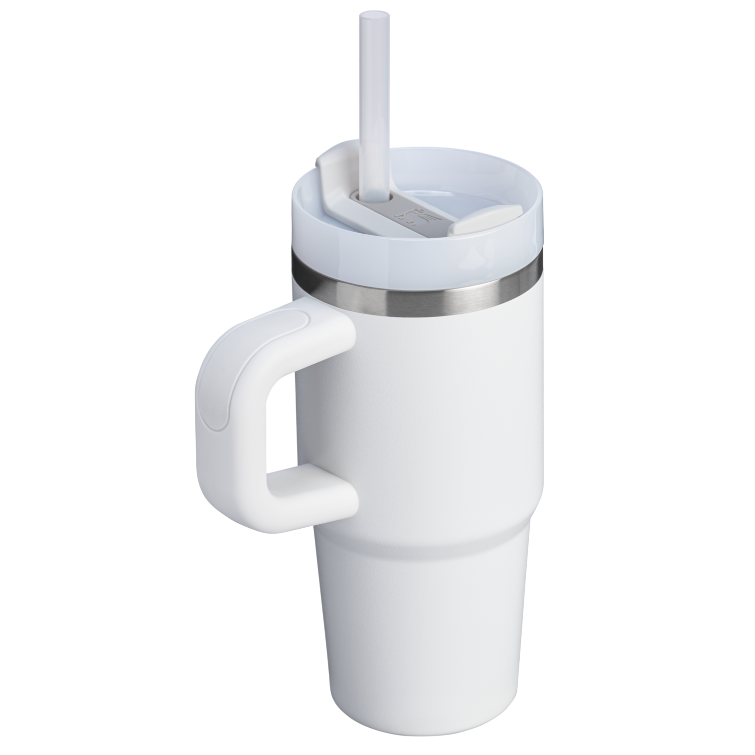 Large Capacity The Quencher H2.O Flowstate Tumbler | Stanley Create D291F - Double-Wall Vacuum Insulated Travel Tumbler with Straw Detail