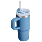 Large Capacity The Quencher H2.O Flowstate Tumbler | Stanley Create D291F - Double-Wall Vacuum Insulated Travel Tumbler with Straw Detail