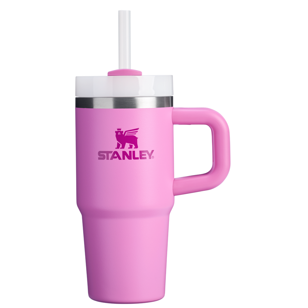 Large Capacity The Quencher H2.O Flowstate Tumbler | Stanley Create D291F - Double-Wall Vacuum Insulated Travel Tumbler with Straw Detail