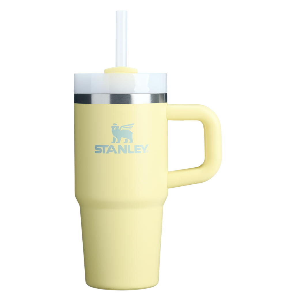 Large Capacity The Quencher H2.O Flowstate Tumbler | Stanley Create D291F - Double-Wall Vacuum Insulated Travel Tumbler with Straw Detail