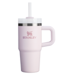 Large Capacity The Quencher H2.O Flowstate Tumbler | Stanley Create D291F - Double-Wall Vacuum Insulated Travel Tumbler with Straw - Rose Quartz 2.0