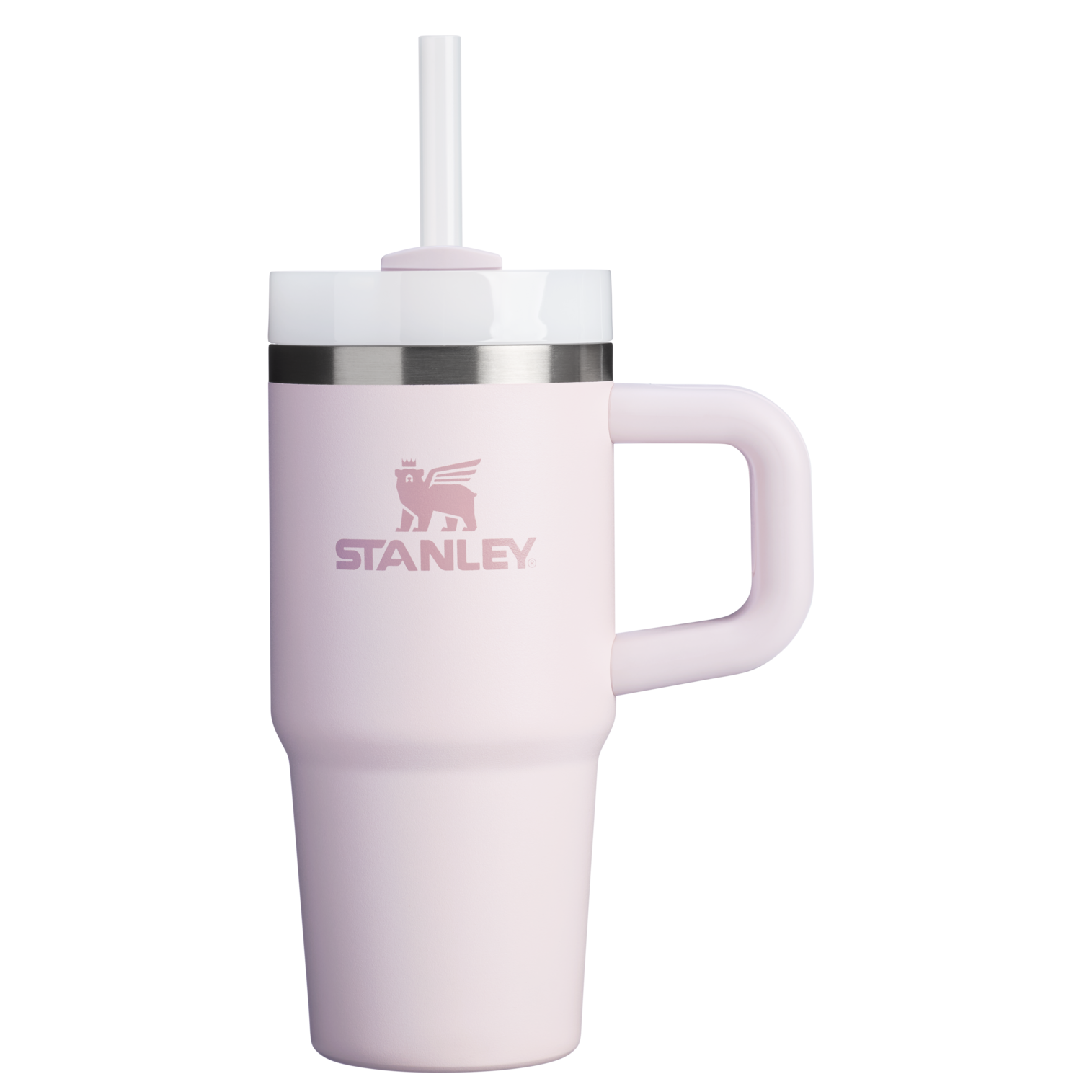 Insulated Travel The Quencher H2.O Flowstate Tumbler D068Z - Premium Stainless Steel Straw Cup for All-Day Hydration - Rose Quartz 2.0