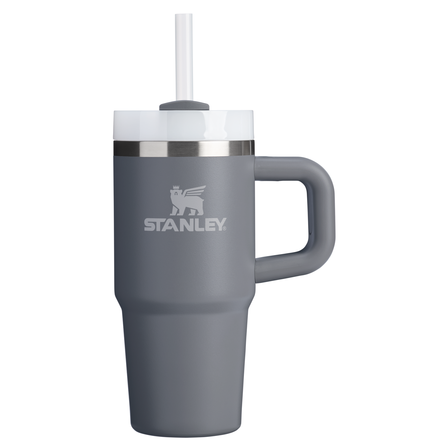 Large Capacity The Quencher H2.O Flowstate Tumbler | Stanley Create D291F - Double-Wall Vacuum Insulated Travel Tumbler with Straw Detail