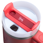 Large Capacity The Quencher H2.O Flowstate Tumbler | Stanley Create D291F - Double-Wall Vacuum Insulated Travel Tumbler with Straw Detail