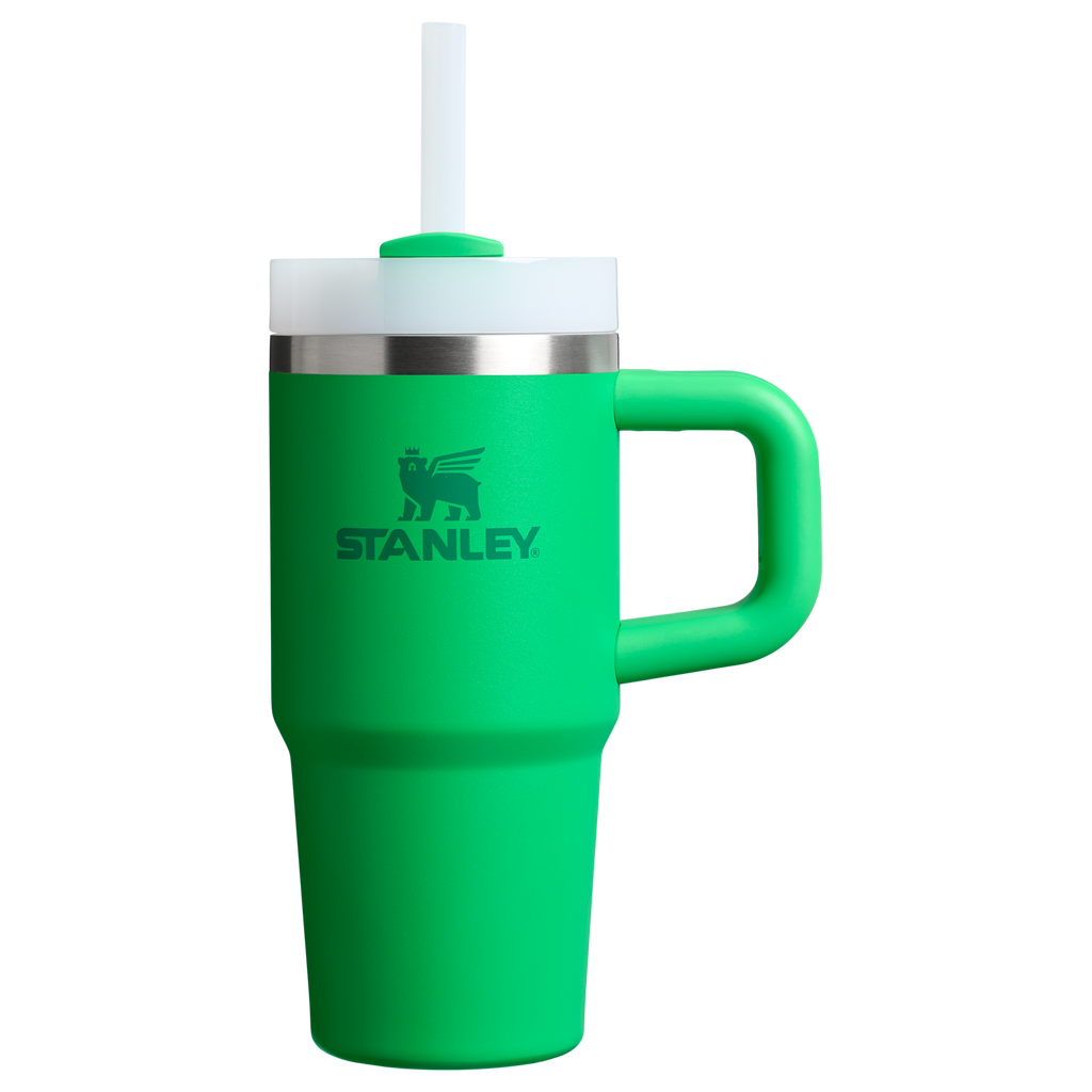 Large Capacity The Quencher H2.O Flowstate Tumbler | Stanley Create D291F - Double-Wall Vacuum Insulated Travel Tumbler with Straw Detail