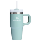 Large Capacity The Quencher H2.O Flowstate Tumbler | Stanley Create D291F - Double-Wall Vacuum Insulated Travel Tumbler with Straw Detail