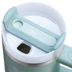 Large Capacity The Quencher H2.O Flowstate Tumbler | Stanley Create D291F - Double-Wall Vacuum Insulated Travel Tumbler with Straw Detail
