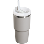 Splash-Resistant FlowState The Quencher H2.0 Flowstate Tumbler | Stanley Create D330L - FlowState 3-Position Lid Insulated Travel Mug Detail