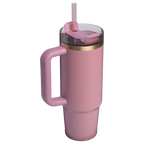 Splash-Resistant FlowState The Quencher H2.0 Flowstate Tumbler | Stanley Create D331C - FlowState 3-Position Lid Insulated Travel Mug Detail