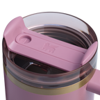 Splash-Resistant FlowState The Quencher H2.0 Flowstate Tumbler | Stanley Create D331C - FlowState 3-Position Lid Insulated Travel Mug Detail
