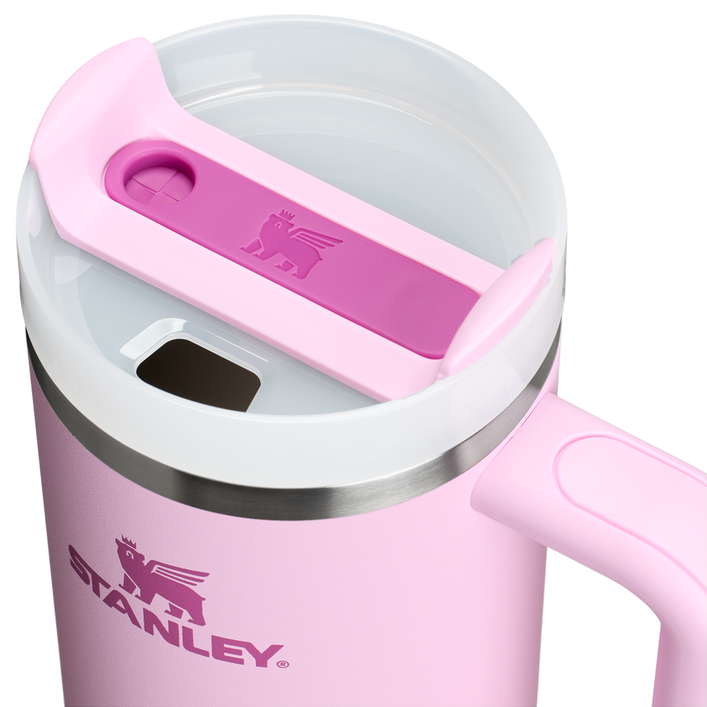 Splash-Resistant FlowState The Quencher H2.0 Flowstate Tumbler | Stanley Create D331C - FlowState 3-Position Lid Insulated Travel Mug Detail
