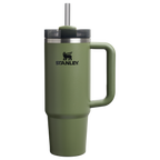 Splash-Resistant FlowState The Quencher H2.0 Flowstate Tumbler | Stanley Create D331C - FlowState 3-Position Lid Insulated Travel Mug - Dried Pine