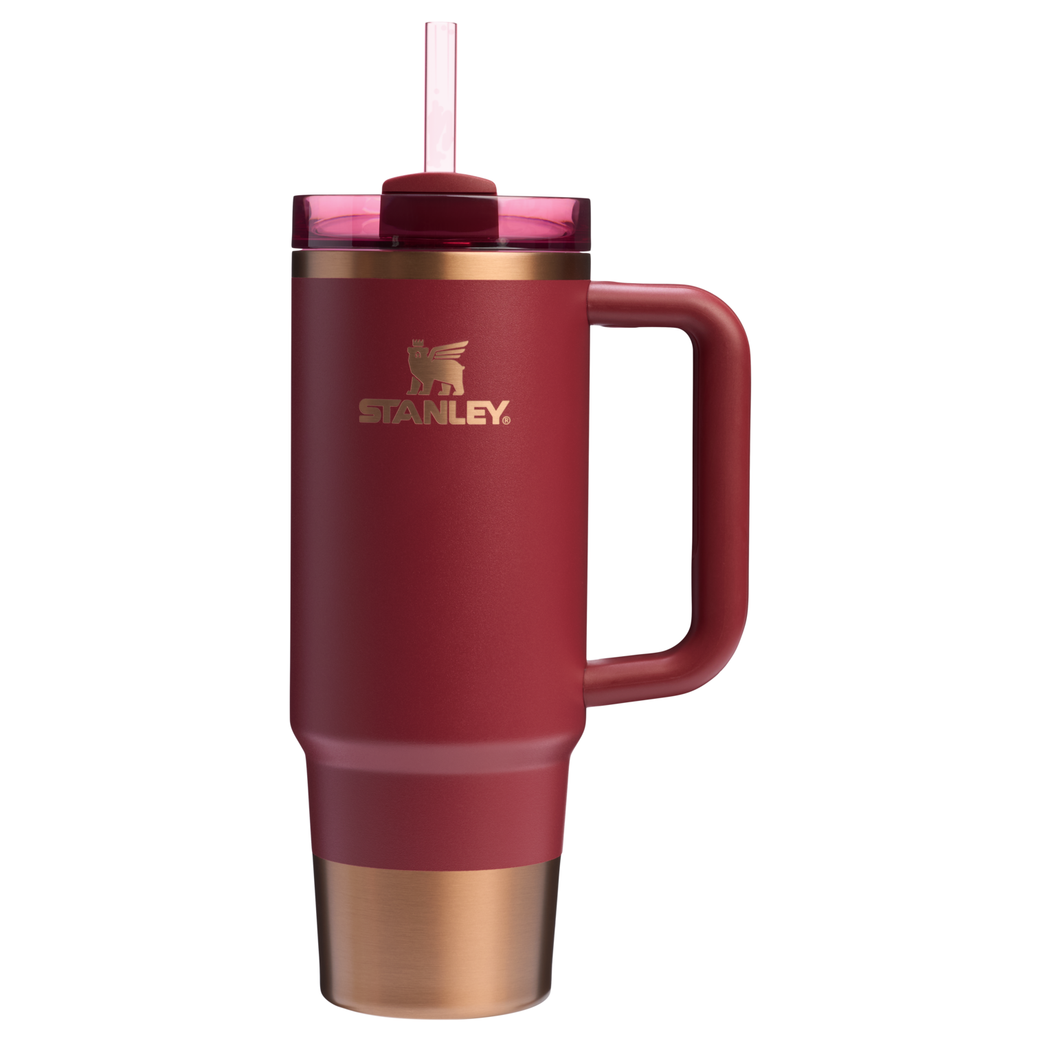 Splash-Resistant FlowState The Quencher H2.0 Flowstate Tumbler | Stanley Create D331C - FlowState 3-Position Lid Insulated Travel Mug Detail