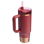 Splash-Resistant FlowState The Quencher H2.0 Flowstate Tumbler | Stanley Create D331C - FlowState 3-Position Lid Insulated Travel Mug Detail