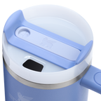 Splash-Resistant FlowState The Quencher H2.0 Flowstate Tumbler | Stanley Create D331C - FlowState 3-Position Lid Insulated Travel Mug Detail