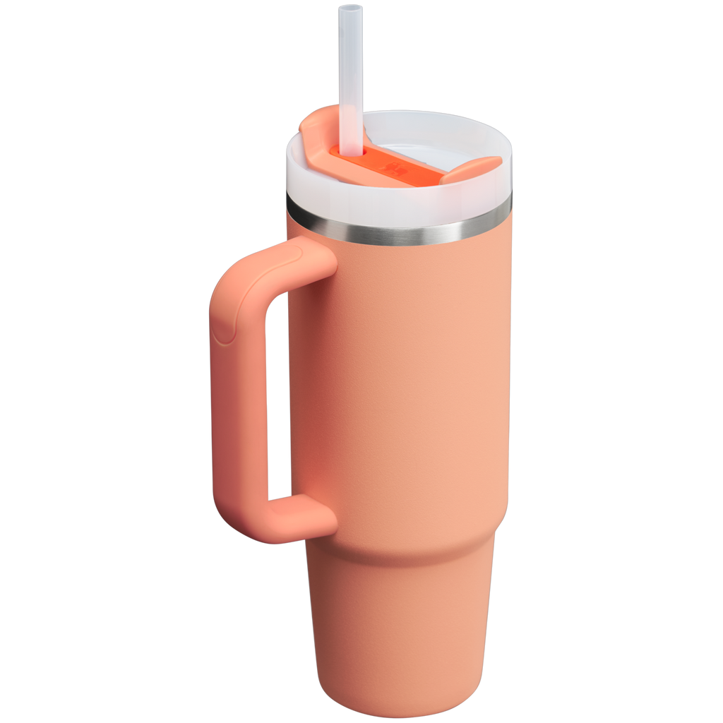 Splash-Resistant FlowState The Quencher H2.0 Flowstate Tumbler | Stanley Create D331C - FlowState 3-Position Lid Insulated Travel Mug Detail
