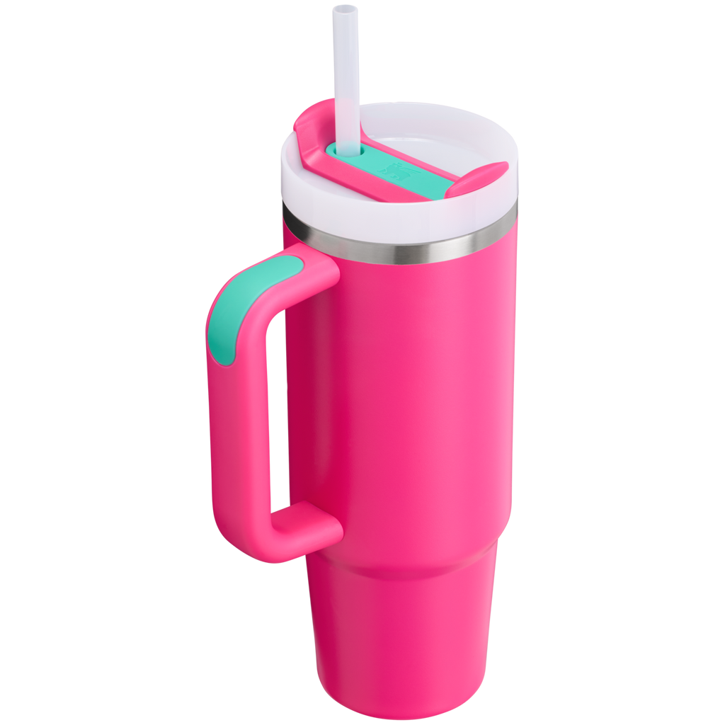 Splash-Resistant FlowState The Quencher H2.0 Flowstate Tumbler | Stanley Create D331C - FlowState 3-Position Lid Insulated Travel Mug Detail