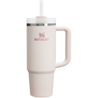 Splash-Resistant FlowState The Quencher H2.0 Flowstate Tumbler | Stanley Create D331C - FlowState 3-Position Lid Insulated Travel Mug - Rose Quartz 2.0