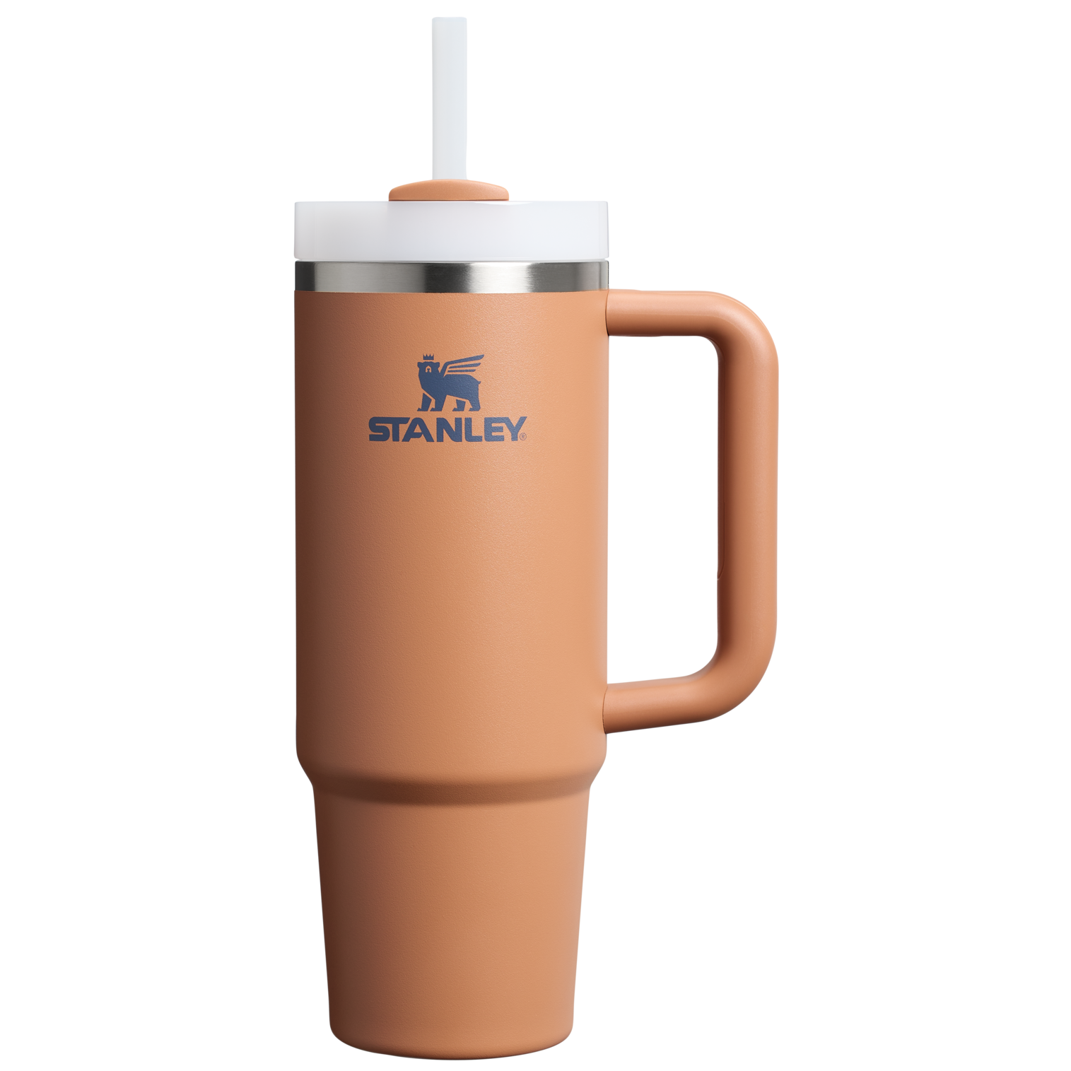 Splash-Resistant FlowState The Quencher H2.0 Flowstate Tumbler | Stanley Create D331C - FlowState 3-Position Lid Insulated Travel Mug - Toast