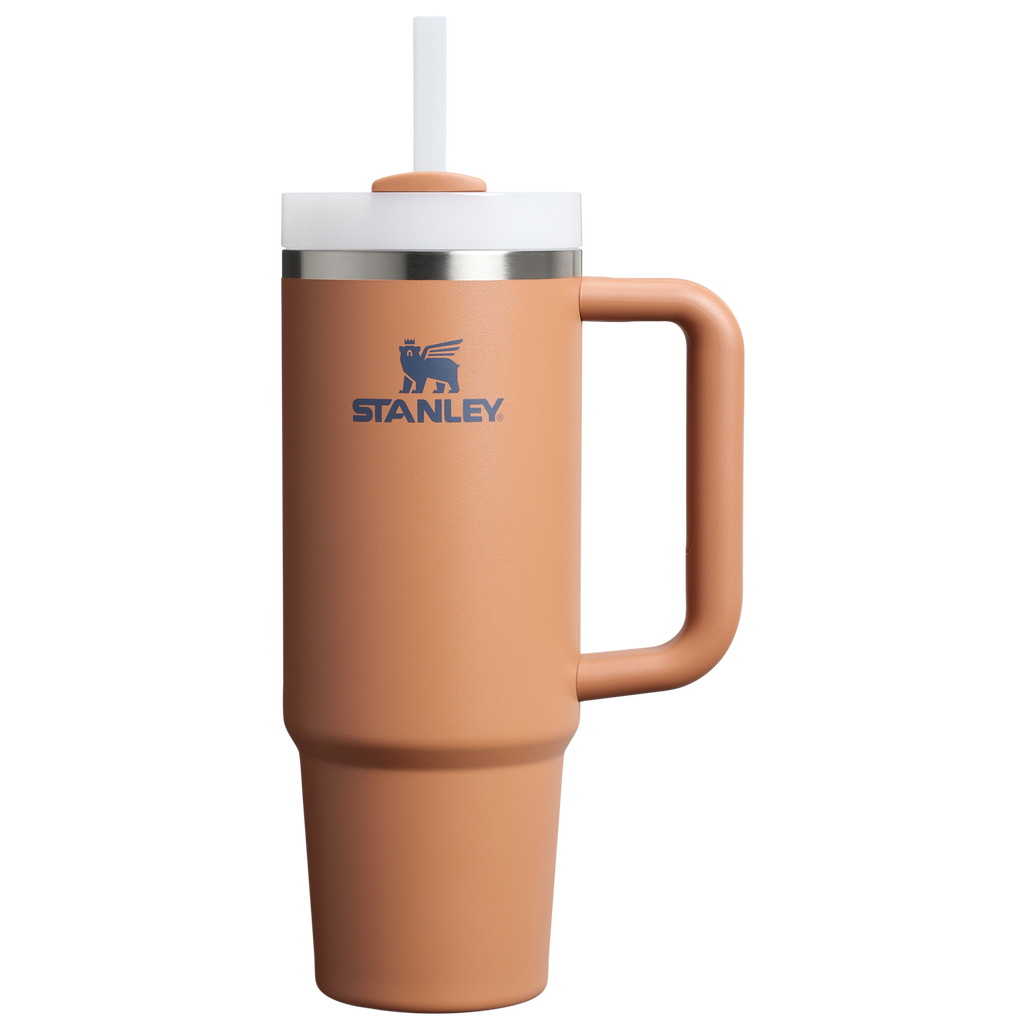 Splash-Resistant FlowState The Quencher H2.0 Flowstate Tumbler D051L - 40oz Large Capacity Car-Cup Friendly Quencher - Toast