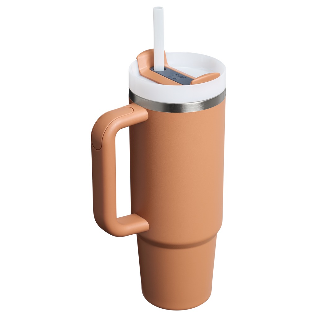 Car-Cup Friendly The Quencher H2.0 Flowstate Tumbler D030T - Double-Wall Vacuum Insulated Travel Tumbler with Straw Detail