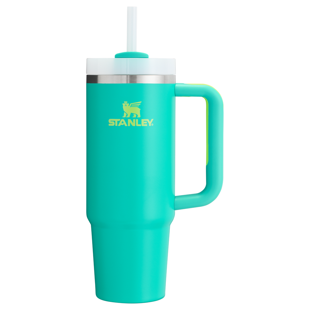 Splash-Resistant FlowState The Quencher H2.0 Flowstate Tumbler | Stanley Create D331C - FlowState 3-Position Lid Insulated Travel Mug Detail