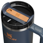 Splash-Resistant FlowState The Quencher H2.0 Flowstate Tumbler | Stanley Create D331C - FlowState 3-Position Lid Insulated Travel Mug Detail