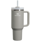 Insulated Travel The Quencher H2.0 Flowstate Tumbler D050X - Double-Wall Vacuum Insulated Travel Tumbler with Straw - Ash