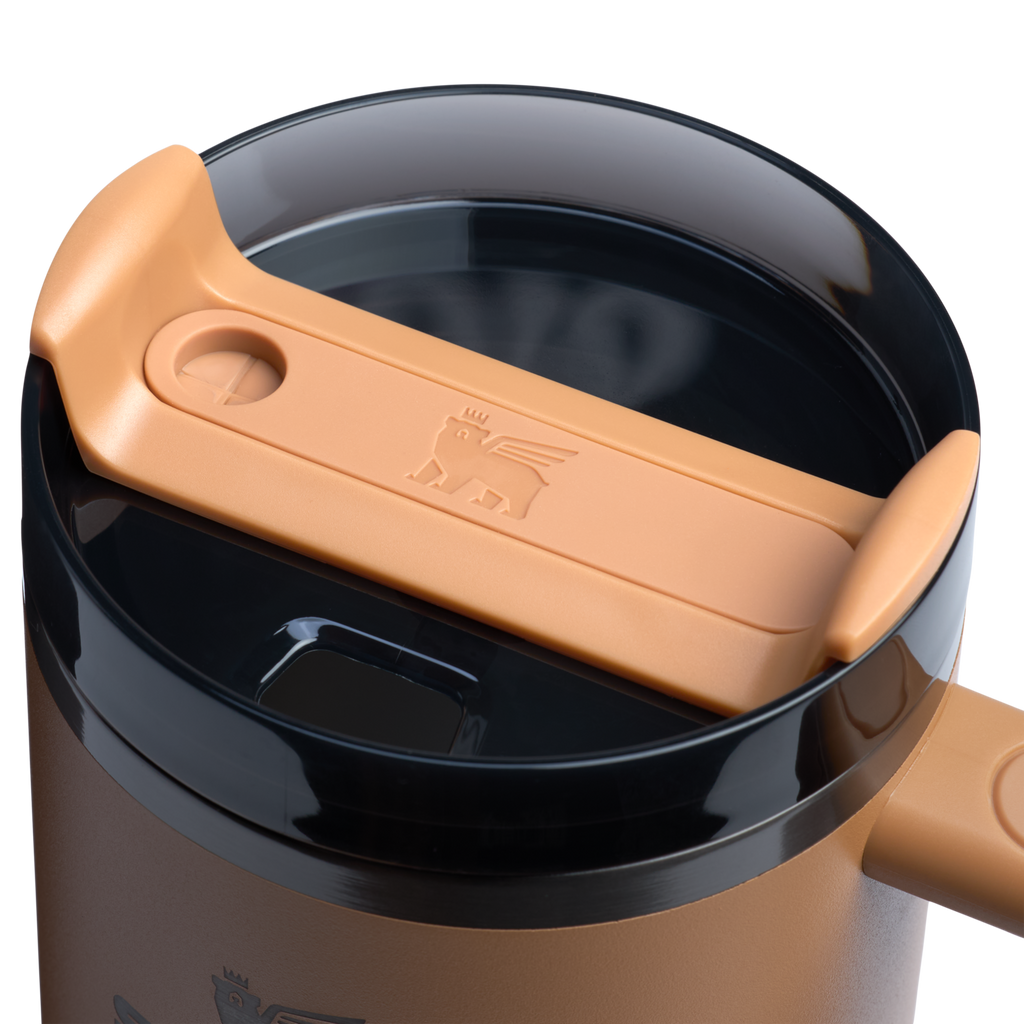Splash-Resistant FlowState The Quencher H2.0 Flowstate Tumbler  | Stanley Create D332L - 40oz Large Capacity Car-Cup Friendly Quencher Detail