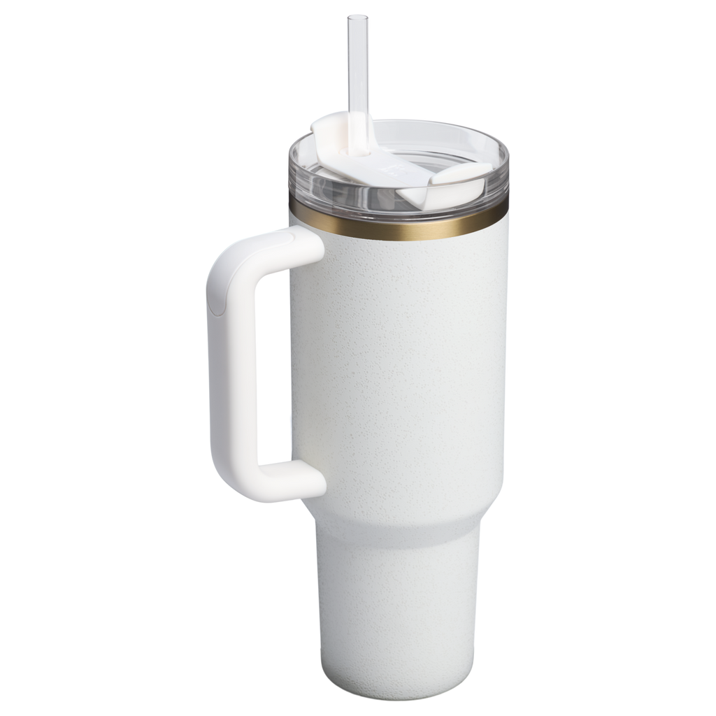 Splash-Resistant FlowState The Quencher H2.0 Flowstate Tumbler  | Stanley Create D332L - 40oz Large Capacity Car-Cup Friendly Quencher Detail